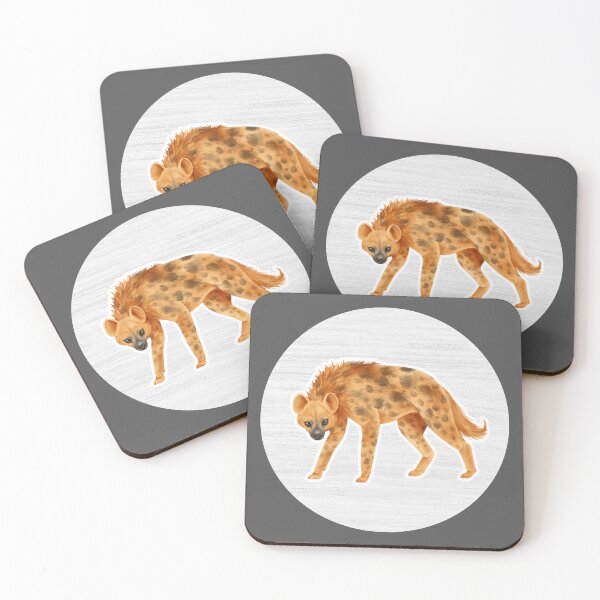 Item preview, Hyena Watercolor Drawing designed and sold by LivingColorful.