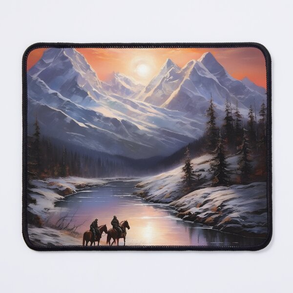 Item preview, Serene Winter Horseback Adventure designed and sold by Shirtastically.