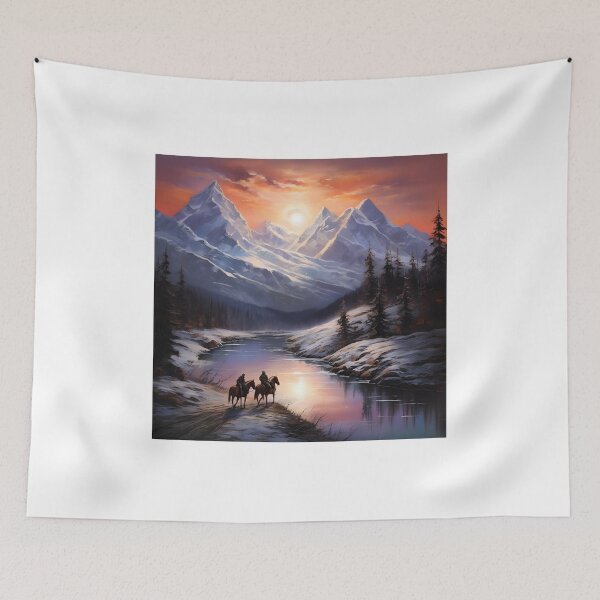 Item preview, Serene Winter Horseback Adventure designed and sold by Shirtastically.