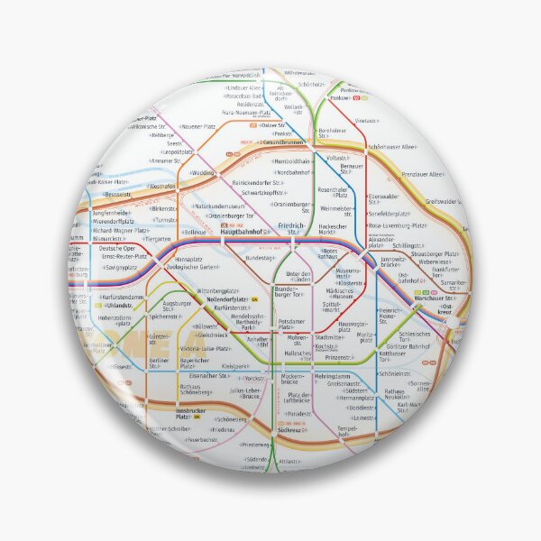 Item preview, New Berlin rapid transit route map (April 2, 2024) designed and sold by Pasha Omelekhin.