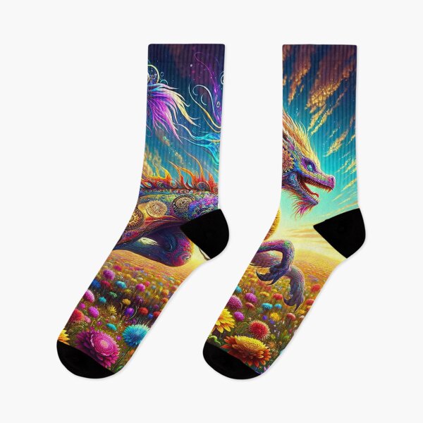 Item preview, Cosmic Dance of the Floral Bohemian Dragon designed and sold by leyfinder.