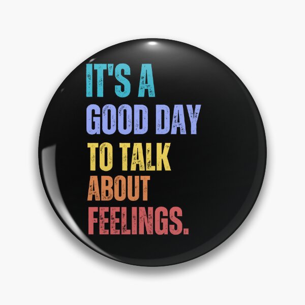 Item preview, It's a Good Day to Talk About Feelings Retro Vintage Mental Health  designed and sold by JustMeStore.