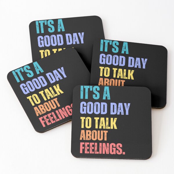 Item preview, It's a Good Day to Talk About Feelings Retro Vintage Mental Health  designed and sold by JustMeStore.