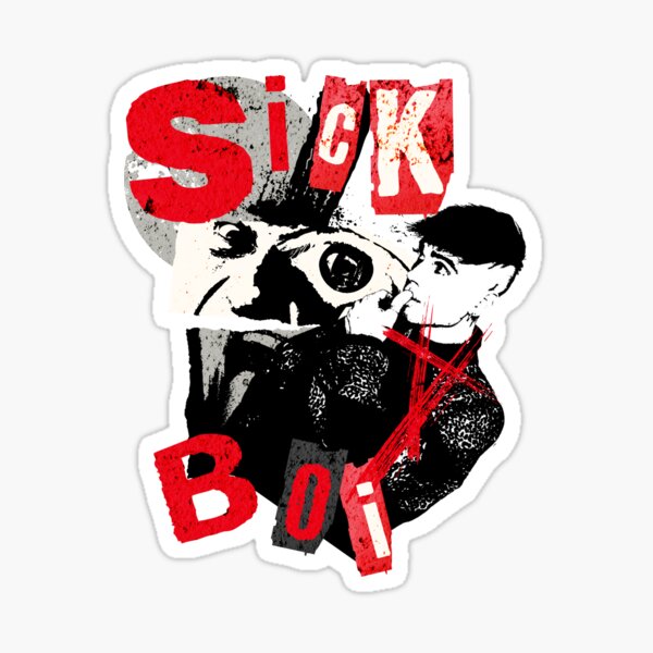Vista previa del artículo con la obra «Sick Boi Hi Ren Música Busking Soy un Renegade Merch Gill Letras Merch Shirt Rap Música», diseñado y vendido por UTurnMerch.