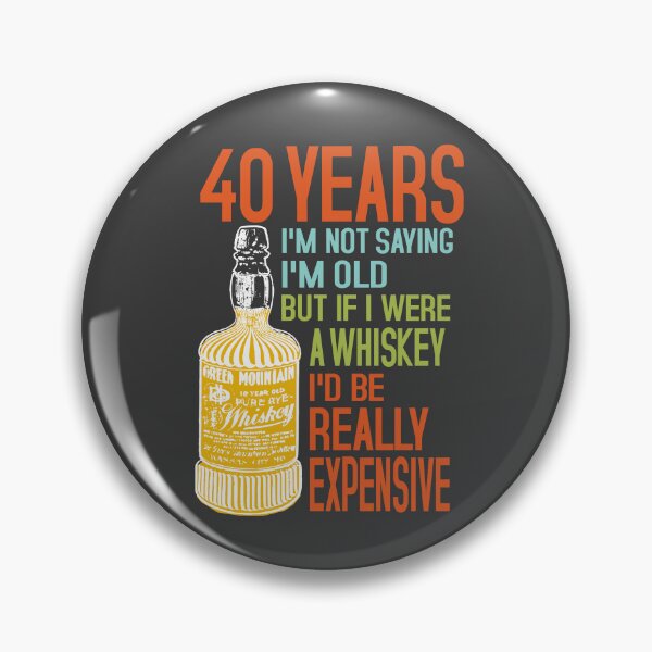 Artikelvorschau, Vintage Whisky 40. Geburtstag entworfen und verkauft von giftfromheart.