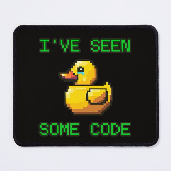 Artikelvorschau, Eine Pixel-Gummiente weint: Ich habe etwas Code gesehen entworfen und verkauft von Anbe_design.