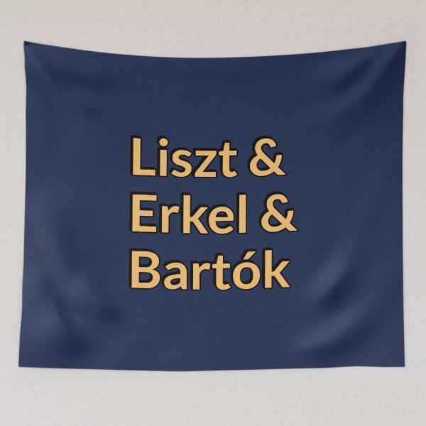 Item preview, Hungarian composers - Liszt Erkel Bartok designed and sold by Inspirationmotivation.
