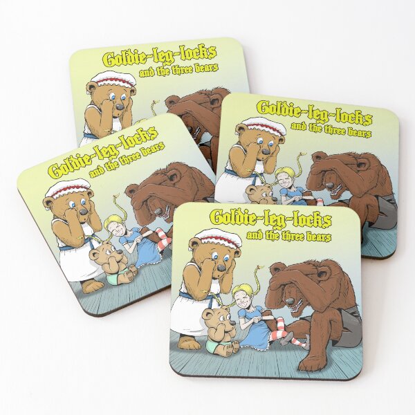 Item preview, Goldi-leg-locks and the three bears designed and sold by Meerkatsu.