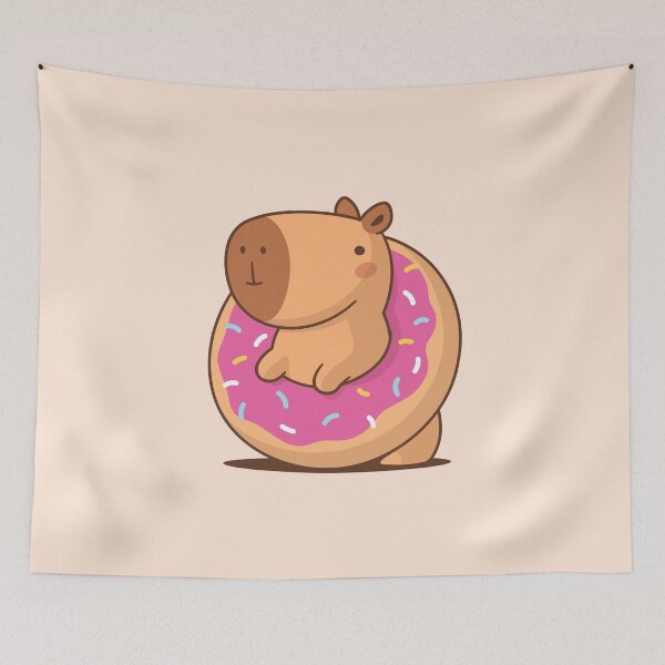 Item preview, Donut Capybara designed and sold by zoljo.