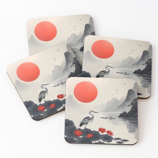 Item preview, Dawn at Lotus Lake designed and sold by unimuse.
