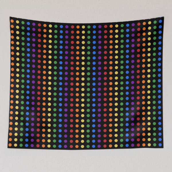Item preview, Rainbow Polka Dots Pattern designed and sold by sasyall.