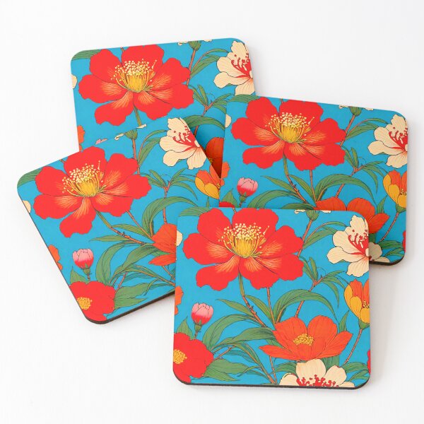 Item preview, Radiant Blooms: Bright Floral Pattern designed and sold by GrizzlyCollective.