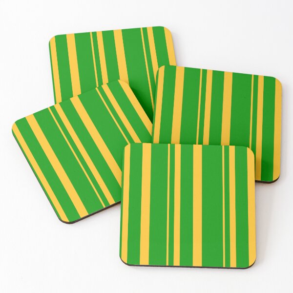 Item preview, Green Background with Yellow Line Pattern Design designed and sold by DesignDrawn.