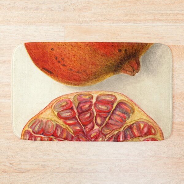 Item preview, Punica Granatum Pomegranate Scientific Illustration designed and sold by Lacasadellora.