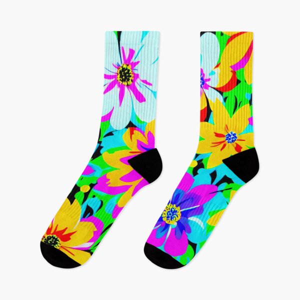 Item preview, Vivid Garden: Bright and Colorful Floral Explosion designed and sold by GrizzlyCollective.