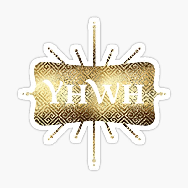 Item preview, YHWH Elegant Christian Typography - Sacred Name of God designed and sold by Blessed Be Your Name.