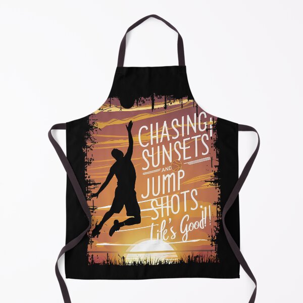 Item preview, Chasing Sunsets and Jump Shots Basketball  designed and sold by ZanyPaintbrush.