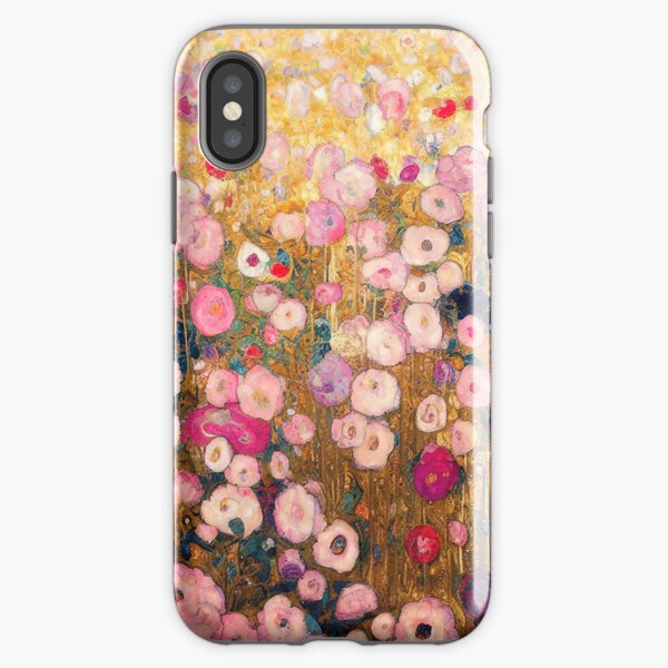 Item preview, Gustav Klimt Pink Flower Garden designed and sold by maniacfitness.