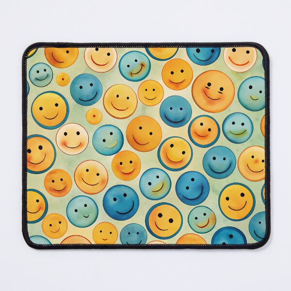Item preview, happy faces pattern designed and sold by brokenpones.