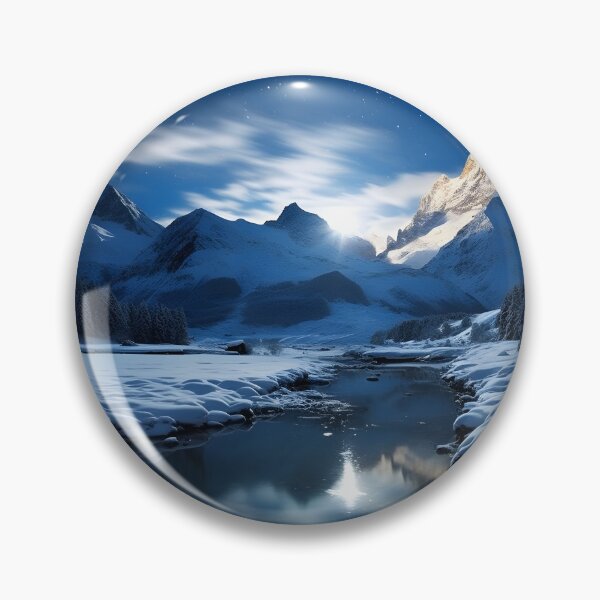 Item preview, Cold Heights: A Stunning Winter Landscape designed and sold by Shirtastically.