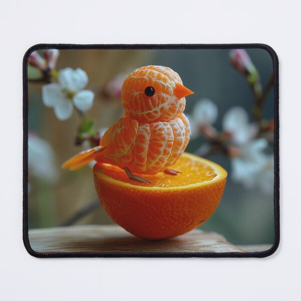 Item preview, Citrus Avian Artistry: Orange Peel Bird designed and sold by smartart42.