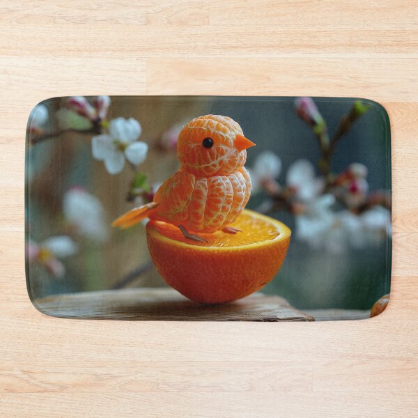 Item preview, Citrus Avian Artistry: Orange Peel Bird designed and sold by smartart42.
