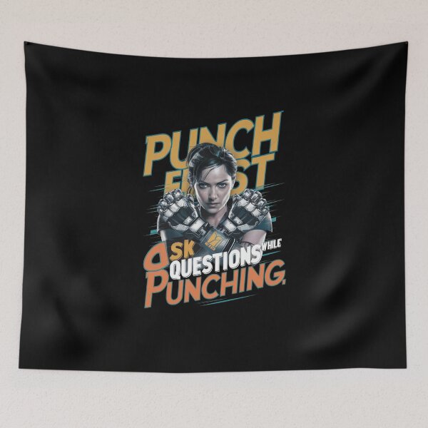 Item preview,  Vr Headset Punch First, Ask Questions While Punching designed and sold by HOMEDESIGNPRINT.