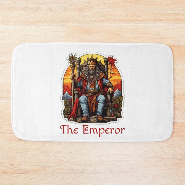 Item preview, Tarot Card Major Arcana The Emperor King at Sunset designed and sold by Pixel Waite.