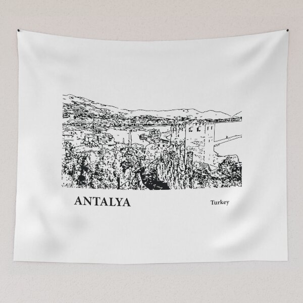 Aperçu de l'œuvre Antalya Turquie créée et vendue par Lakeric Cityscapes.