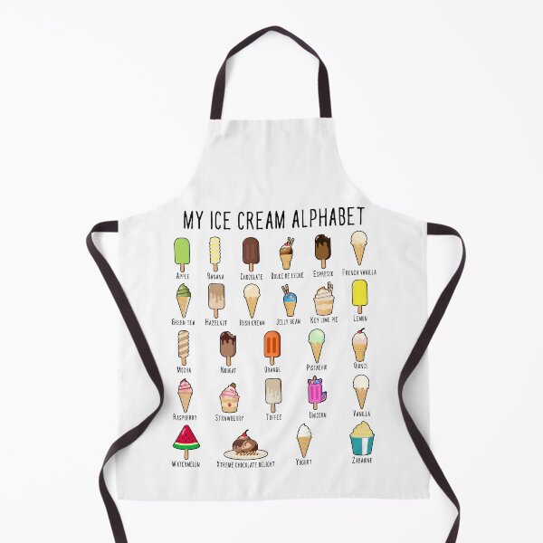 Item preview, Types Of Ice Cream Alphabet A-Z Ice Cream Lover designed and sold by Designer-Girl.