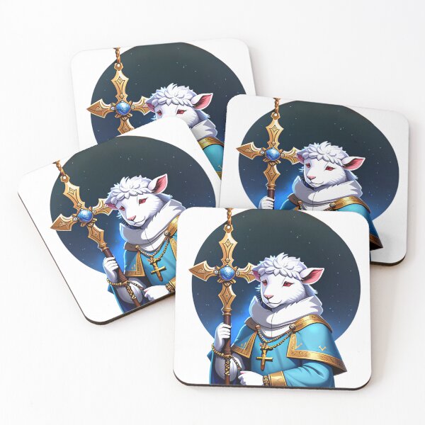 Item preview, Ethereal Woolweaver D20 DND Cleric Class Furry Sheep designed and sold by thejoyker1986.