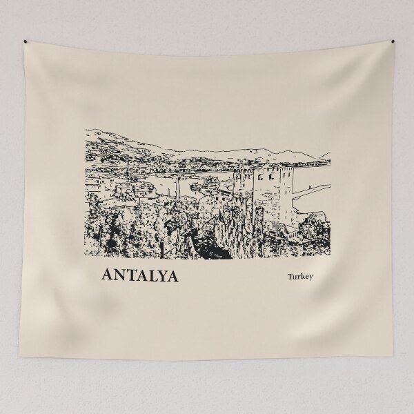 Aperçu de l'œuvre Antalya Turquie créée et vendue par Lakeric Cityscapes.