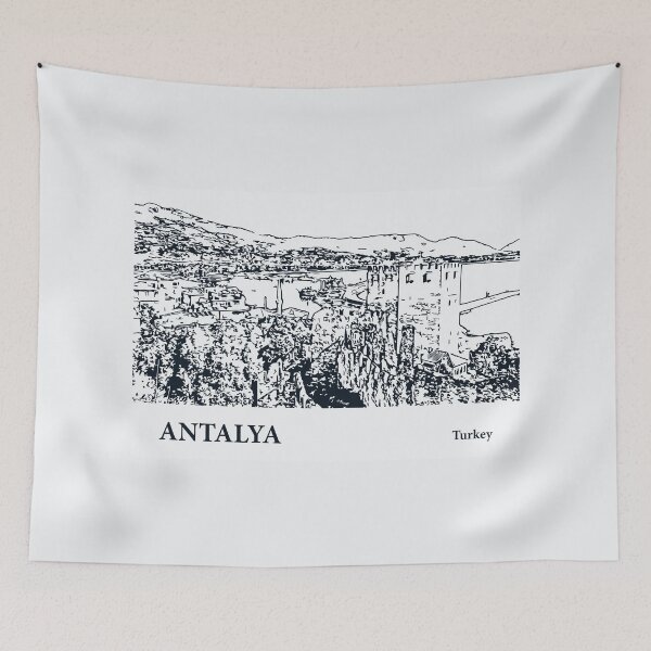 Aperçu de l'œuvre Antalya Turquie créée et vendue par Lakeric Cityscapes.