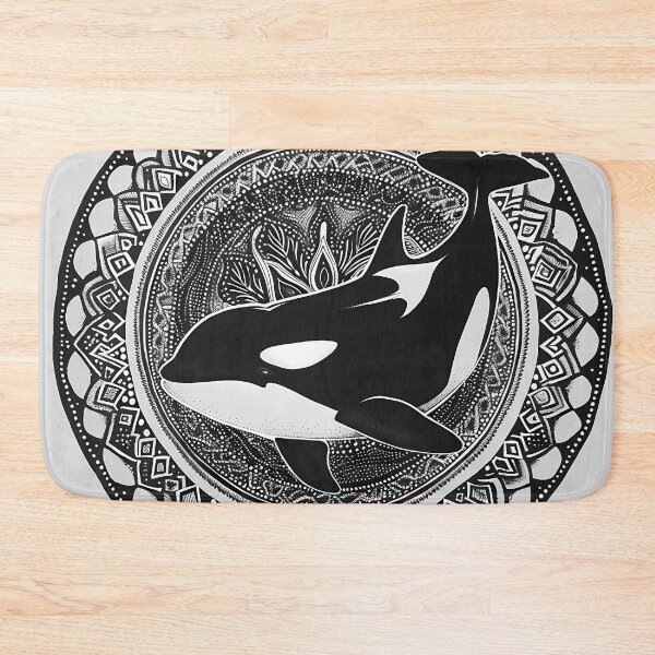 Item preview, Mandala - Orca B&W designed and sold by aleibanez.