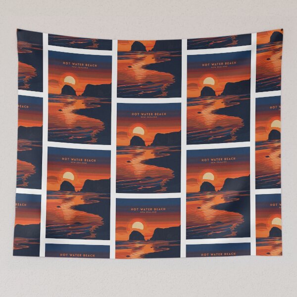 Item preview, Hot Water Beach: New Zealand's Natural Wonder designed and sold by NeuralVibe.