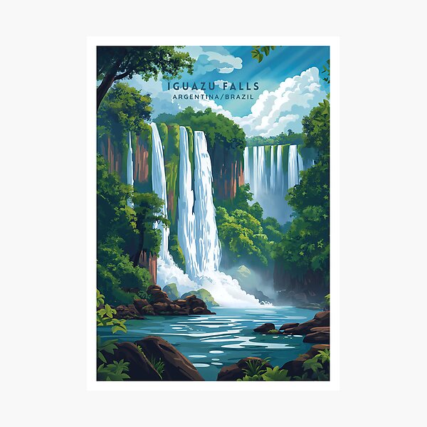 Item preview, Iguazu Falls: South America's Breathtaking Wonder designed and sold by NeuralVibe.