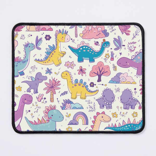 Item preview, Dino Doodles: Pastel Prehistoric Playground designed and sold by smartart42.