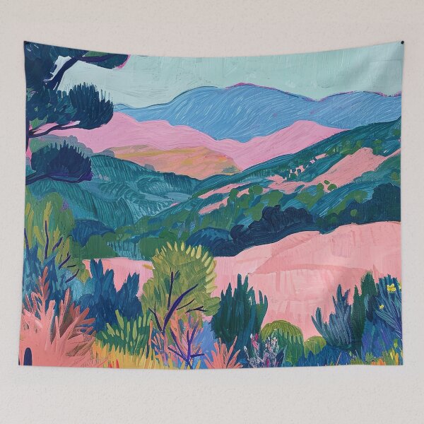 Item preview, Matisse Style, Landscape, Nature, Fauvism, Mountains designed and sold by ArtHouseNiklas.