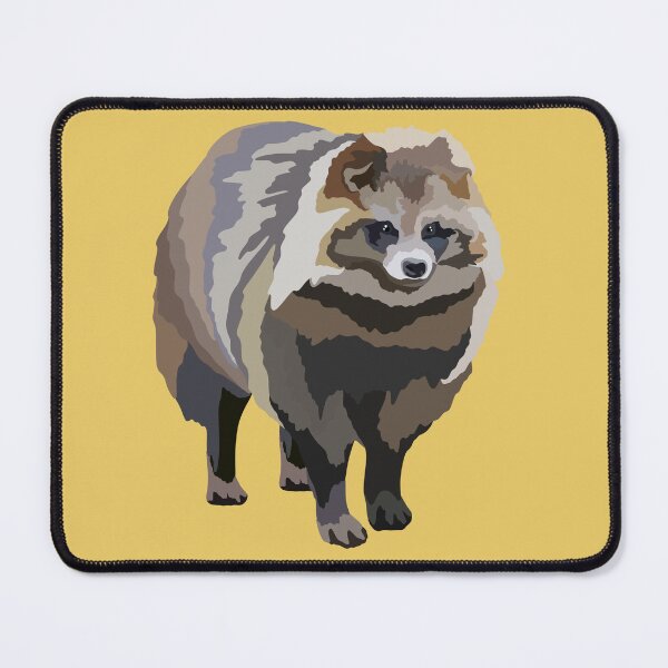 Item preview, R is for Raccoon ,Raccoon Dog Artwork – Unique Canine Illustration and Wildlife Design designed and sold by PrettylittlepastelUk.