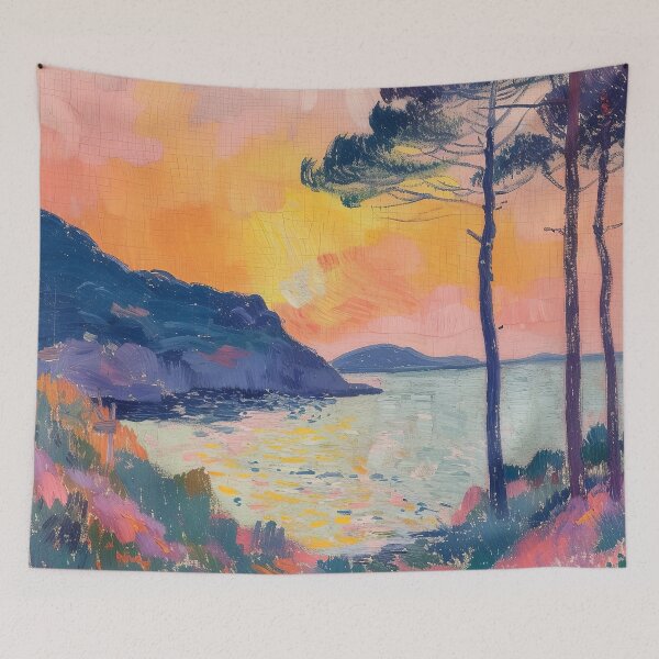 Item preview, Matisse Style, Sea, Coast, Fauvism, Sunset designed and sold by ArtHouseNiklas.