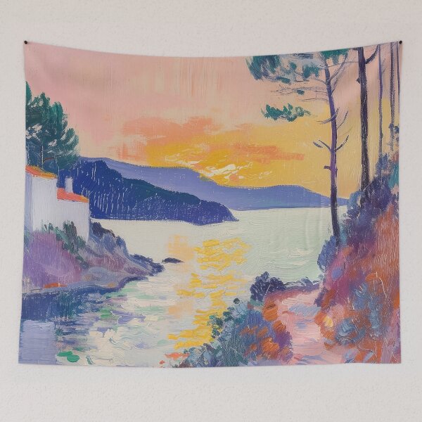 Item preview, Matisse Style, Sea, Coast, Fauvism, Sunset designed and sold by ArtHouseNiklas.