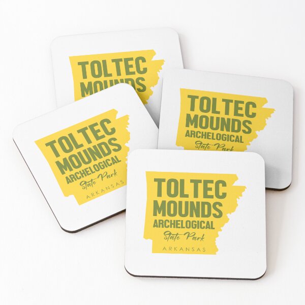 Item preview, Toltec Mounds Archelogical State Park Arkansas Map designed and sold by bivenart.