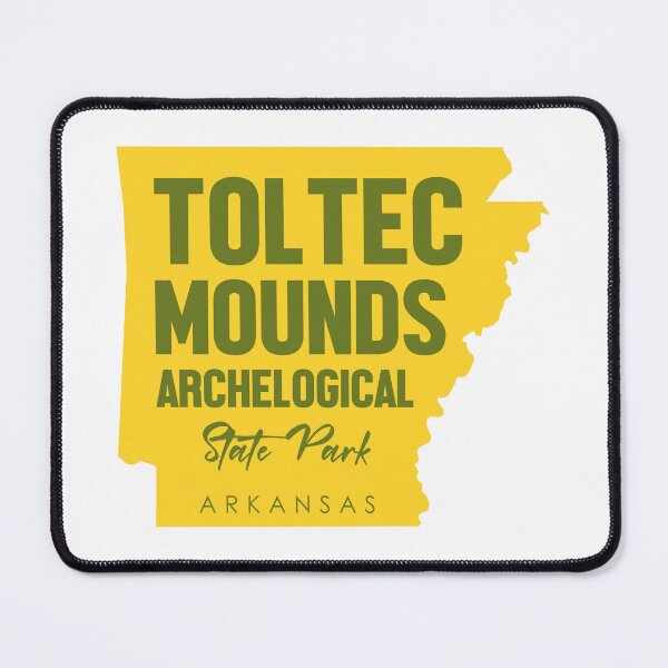 Item preview, Toltec Mounds Archelogical State Park Arkansas Map designed and sold by bivenart.