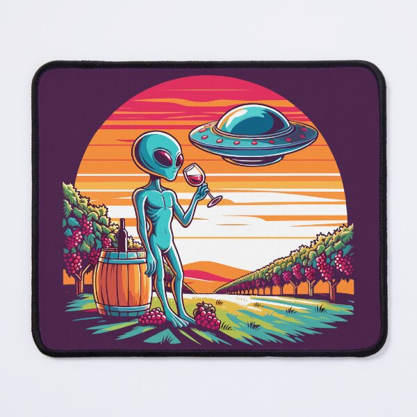 Item preview, Extraterrestrial wine tasting: Palatinate wine Alien designed and sold by MezkalArts.