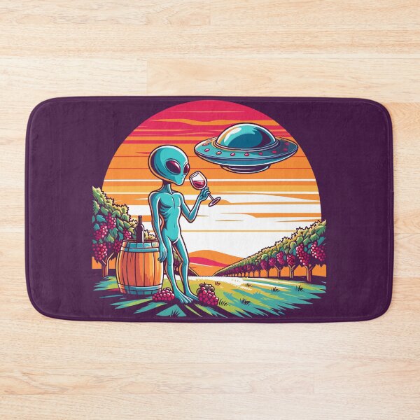 Item preview, Extraterrestrial wine tasting: Palatinate wine Alien designed and sold by MezkalArts.