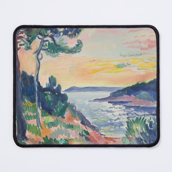 Item preview, sea, coast, Matisse inspired, painting, nature designed and sold by ArtHouseNiklas.