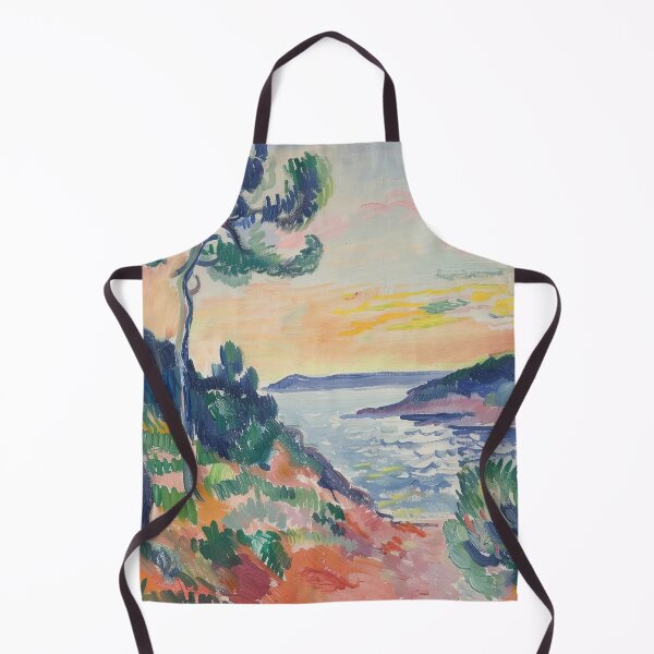 Item preview, sea, coast, Matisse inspired, painting, nature designed and sold by ArtHouseNiklas.
