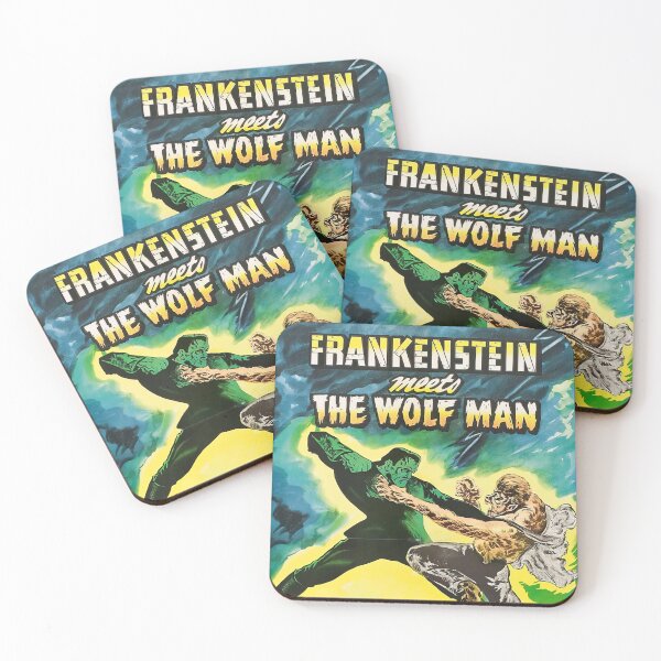Item preview, Frankenstein vs Wolfman HD⭐ designed and sold by Retr0Tshirts.