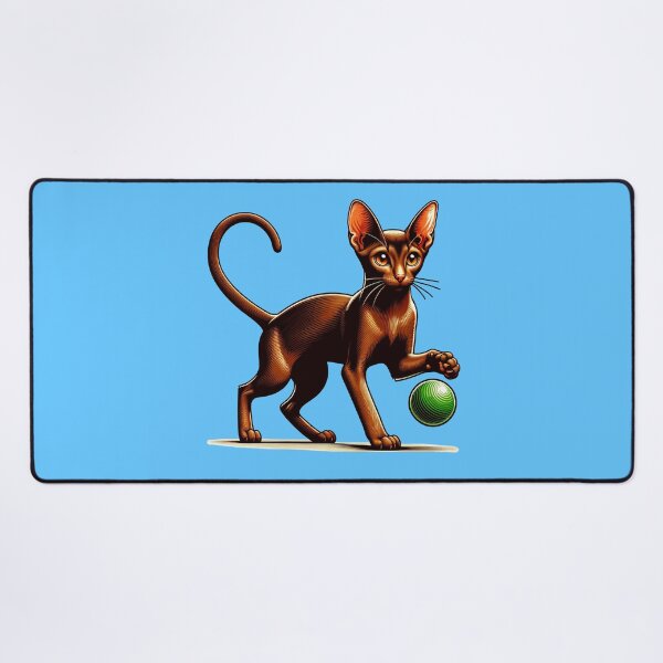 Item preview, Brown Chausie Playing With a Ball designed and sold by MGRcompany.