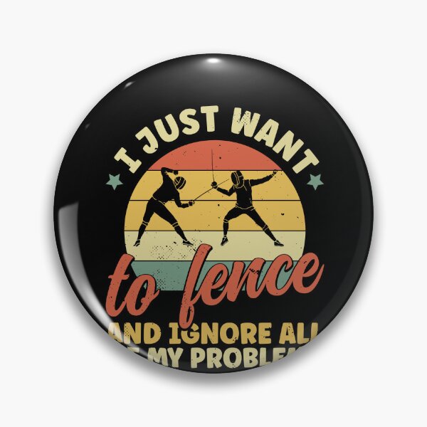 Item preview, I Want to Fence and Ignore My Problems Funny Fencer Men designed and sold by BlueBerry-Pengu.